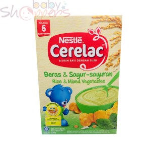 Cerelac Rice & Mixed Vegetables 6month 250gm