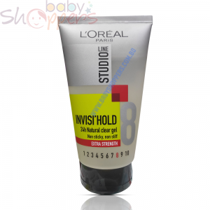 Loreal Invisi’Hold 24h Natural Clear Hair Gel 150ml