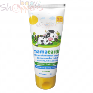 Mamaearth Milky Soft Mineral Based Baby Sunscreen 80g
