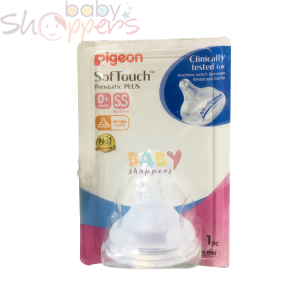 Pigeon SofTouch Peristaltic PLUS Wide Neck Nipple