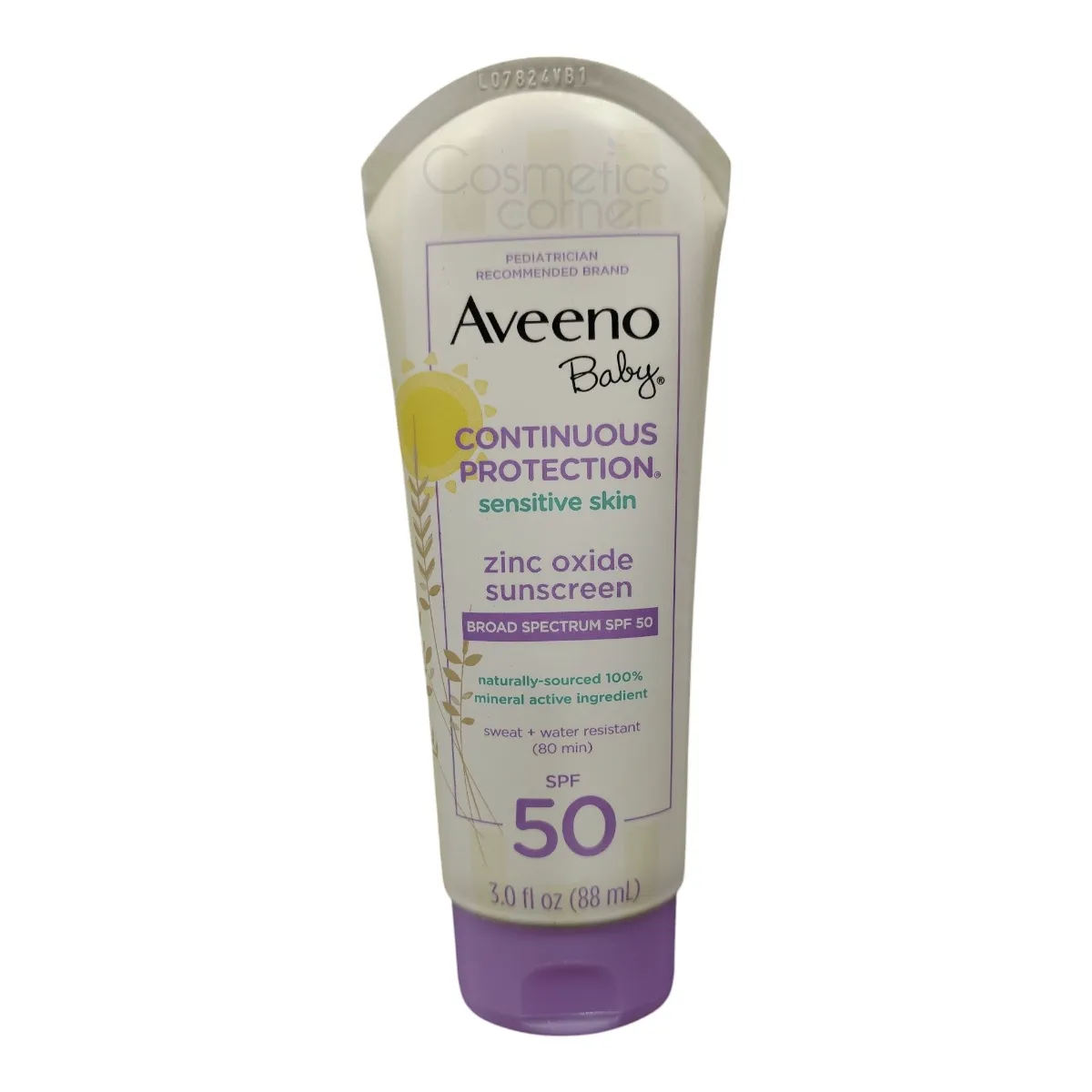 Aveeno Baby Continuous Protection Zinc Oxide Sunscreen SPF50 88ml Aveeno Baby Sunscreen SPF50 88ml
