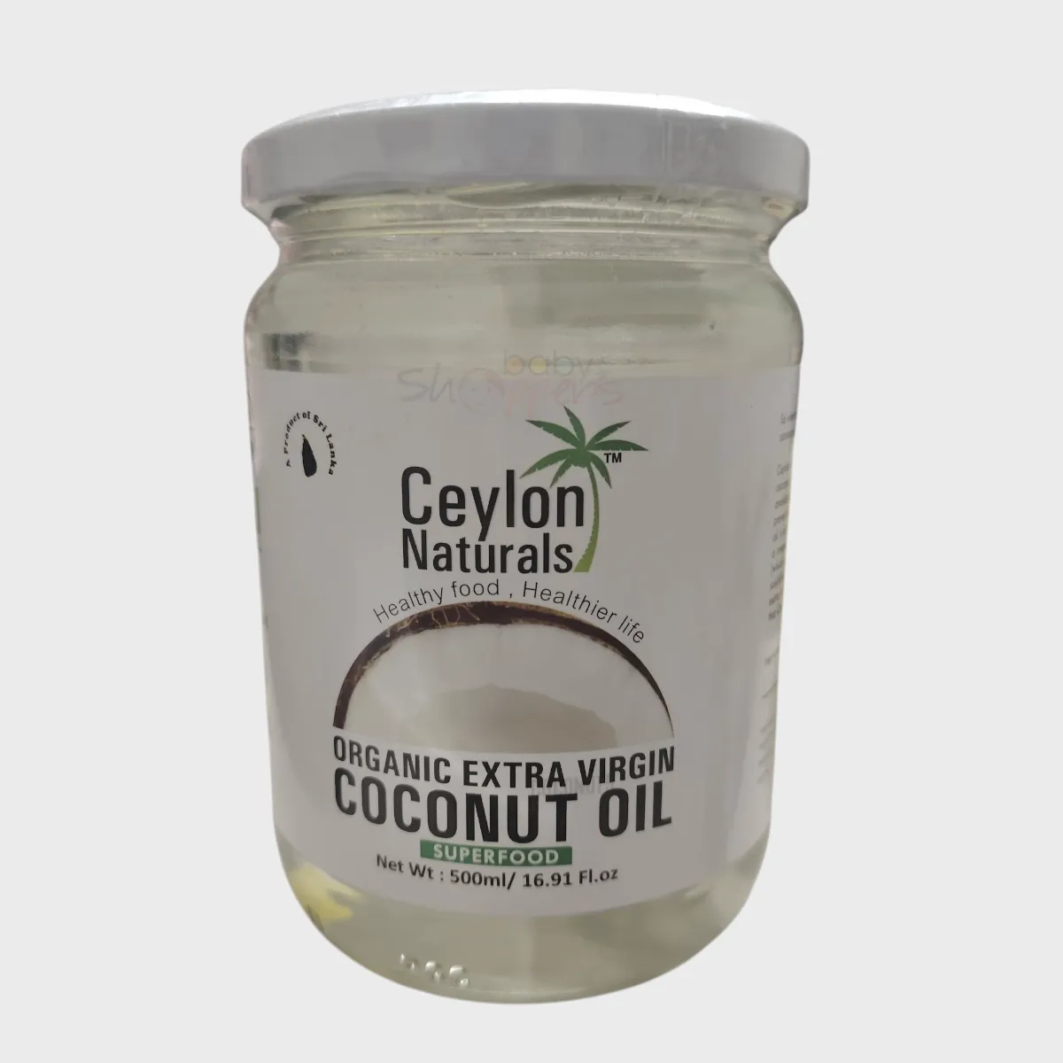 Ceylon Organic Extra Virgin Coconut Oil 500ml Ceylon Organic Extra Virgin Coconut Oil 500ml 1 Ceylon Organic Extra Virgin Coconut Oil 500ml