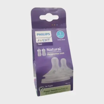 Philips Avent Natural Nipple 0M+ 2pcs Flow 1