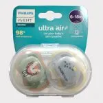 Philips Avent Ultra Air Orthodontic Baby Soother 6-18 month