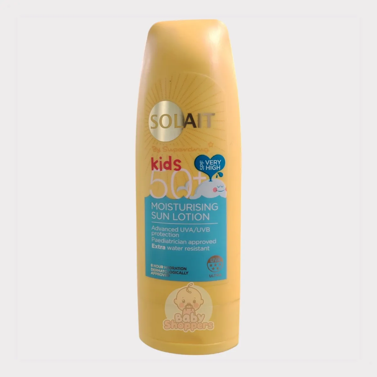 Superdrug Solait Kids Moisturising Sun Lotion SPF 50+ 200ml Superdrug Solait Kids Moisturising Sun Lotion
