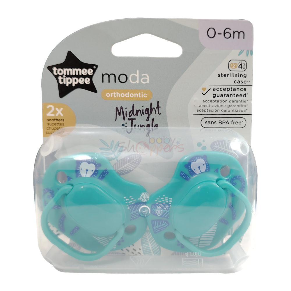 Tommee-Tippee-Moda-Soother-0-6m Tommee Tippee Moda Soother 0 6m Tommee Tippee Moda Orthodontic Soother 0-6m