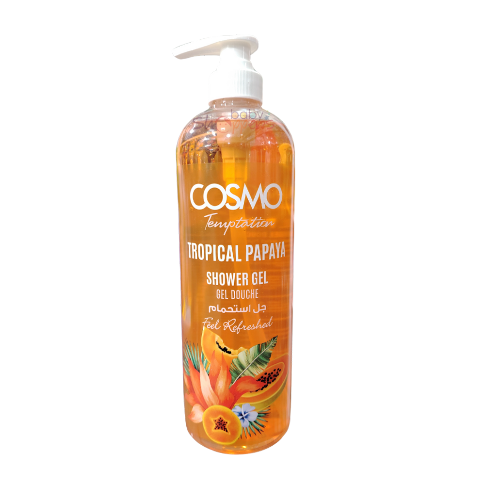 Cosmo-Temptation-Tropical-Papaya-Shower-Gel-1000ml Cosmo Temptation Papaya Shower Gel 1000ml