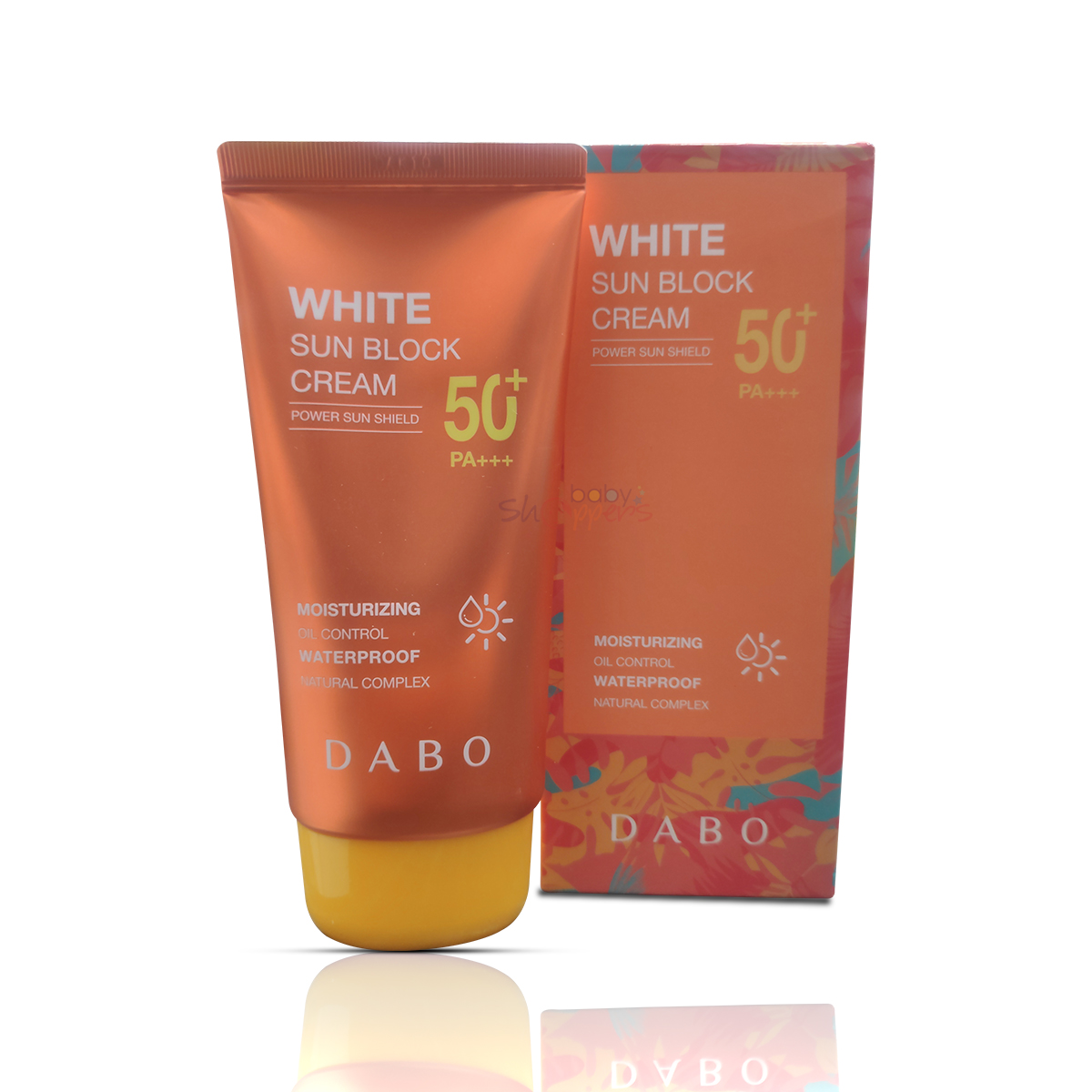 Dabo-White-Sunblock-Cream-Power-Sun-Shield-50+-PA+++-70ml Dabo White Sunblock Cream Power Sun Shield 50 PA 70ml Dabo White Sunblock Cream Power Sun Shield 50+ 70ml