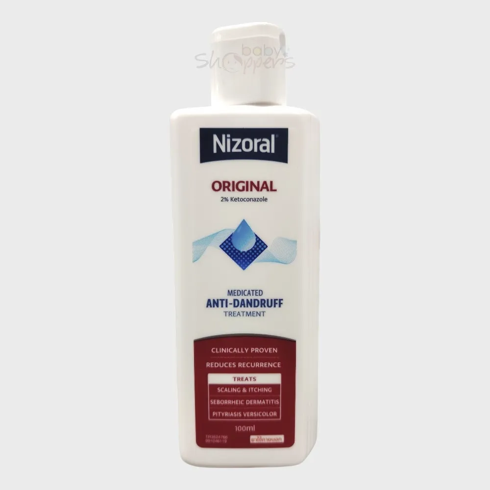 Nizoral Original 2% Ketoconazole Medicated Anti-Dandruff Shampoo 100ml Nizoral Original 2% Ketoconazole Medicated Anti-Dandruff Shampoo 100ml