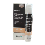 The Derma Co 1% Hyaluronic Tinted Sunscreen Gel SPF60 50g