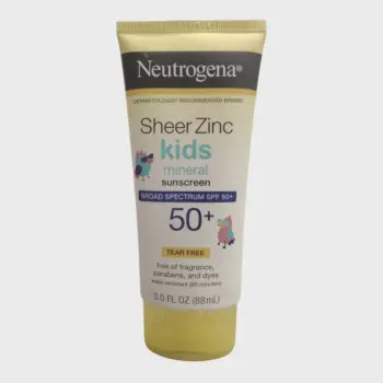 Neutrogena Sheer Zinc Kids Mineral Sunscreen SPF50+ 88ml