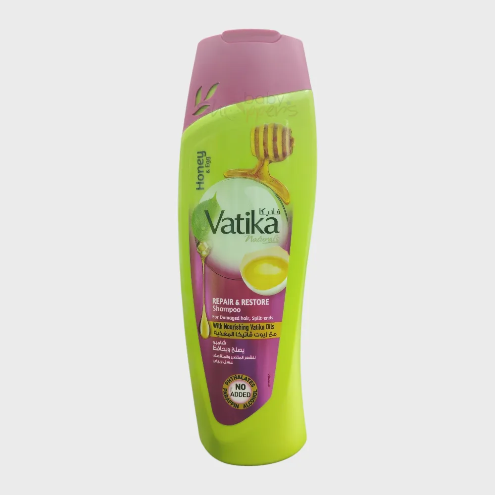 Vatika Honey & Egg Repair & Restore Shampoo 400ml Vatika Honey & Egg Repair & Restore Shampoo 400ml