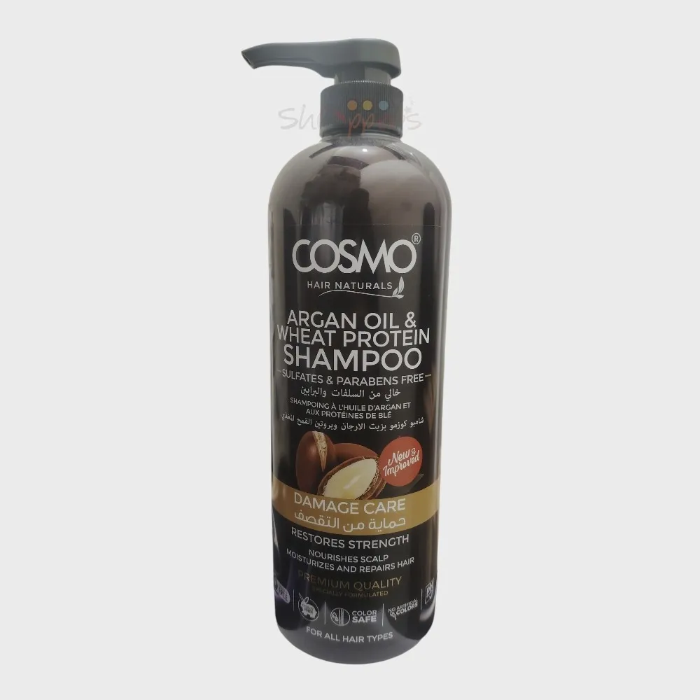 Cosmo Argan Oil & Wheat Protein Shampoo 1000ml Cosmo Argan Oil & Wheat Protein Shampoo 1000ml