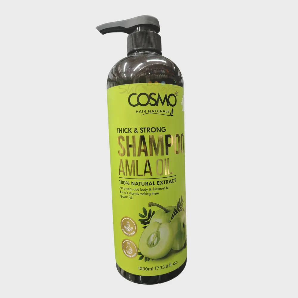 Cosmo Thick & Strong Amla Oil Shampoo 1000ml Cosmo Thick & Strong Amla Oil Shampoo 1000ml