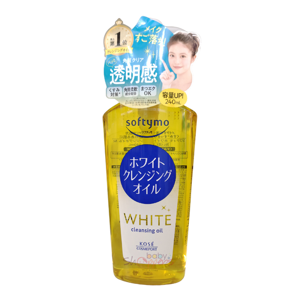 Kose-Cosmeport-Softymo-White-Cleansing-Oil-240ml Kose Cosmeport Softymo White Cleansing Oil 240ml Kose Cosmeport Softymo White Cleansing Oil 240ml