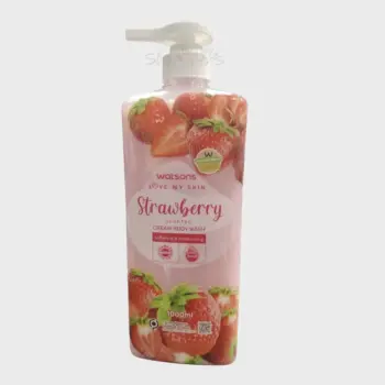 Watsons Strawberry Scented Cream Body Wash 1000ml