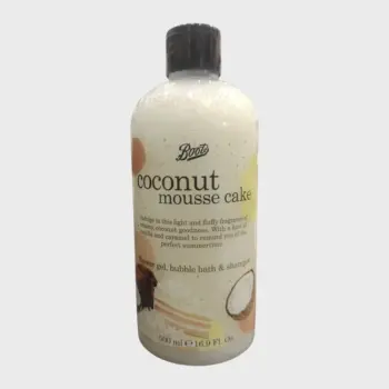 Boots Coconut Mousse Cake Shower Gel Bubble Bath & Shampoo 500ml