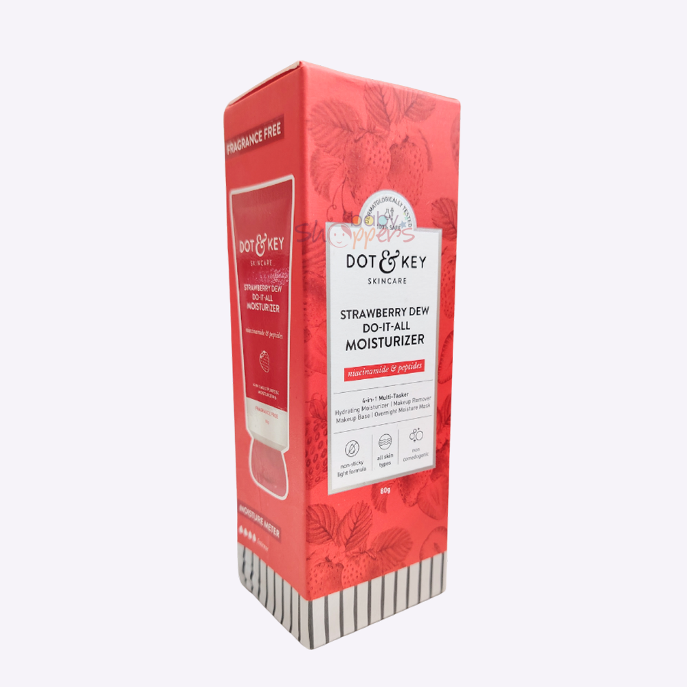 Dot-&-Key-Strawberry-Dew-Do-It-All-Moisturizer-80g Dot & Key Strawberry Dew Do It All Moisturizer 80g, brightening and hydrating moisturizer for flawless skin and makeup prep