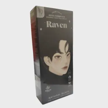 Kota Cosmetics Hair Color Cream Raven Natural Black