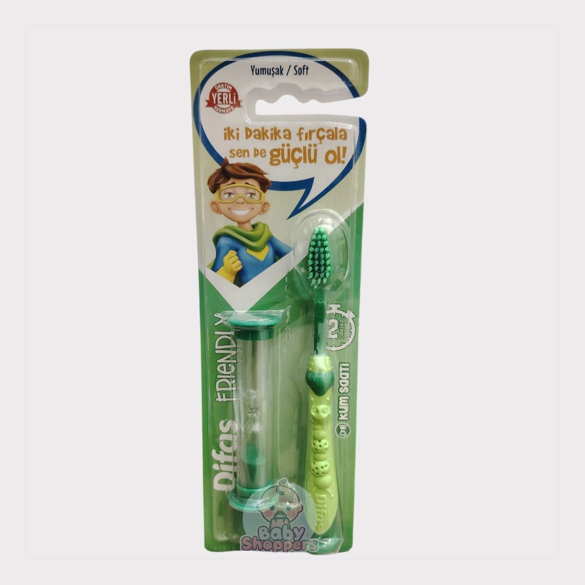 Difas Friendly Kids Soft Toothbrush with Kum Saati 3+ Years Difas Friendly Kids Soft Toothbrush with Kum Saati 3 Years Difas Friendly Kids Soft Toothbrush with Kum Saati 3+ Years