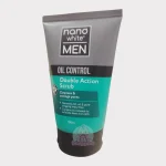 Nano White Men Oil Control Double Action Scrub 100ml