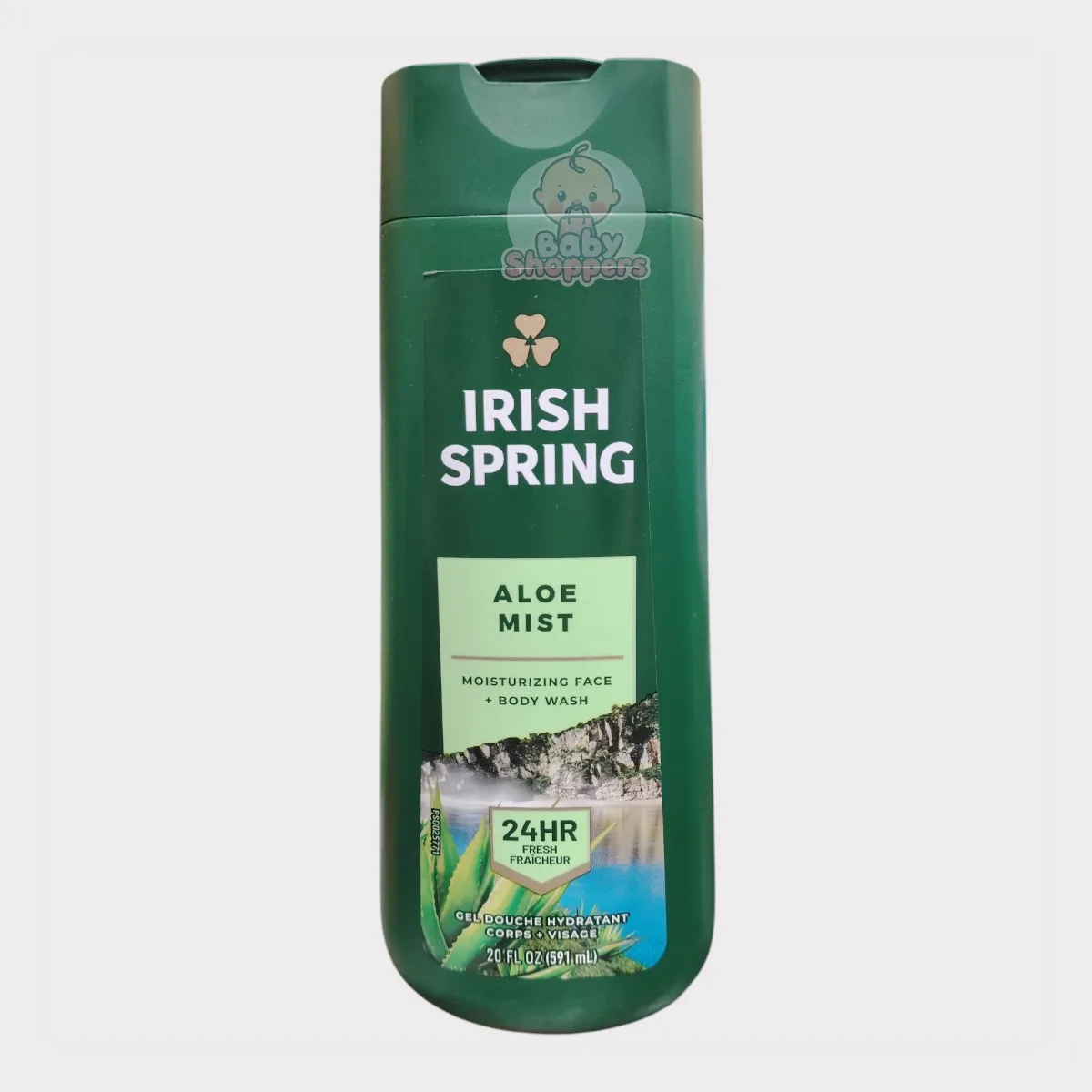 Irish Spring Aloe Mist Moisturizing Face & Body Wash 591ml Irish Spring Aloe Mist Moisturizing Face Body Wash 591ml Irish Spring Aloe Mist Moisturizing Face & Body Wash 591ml