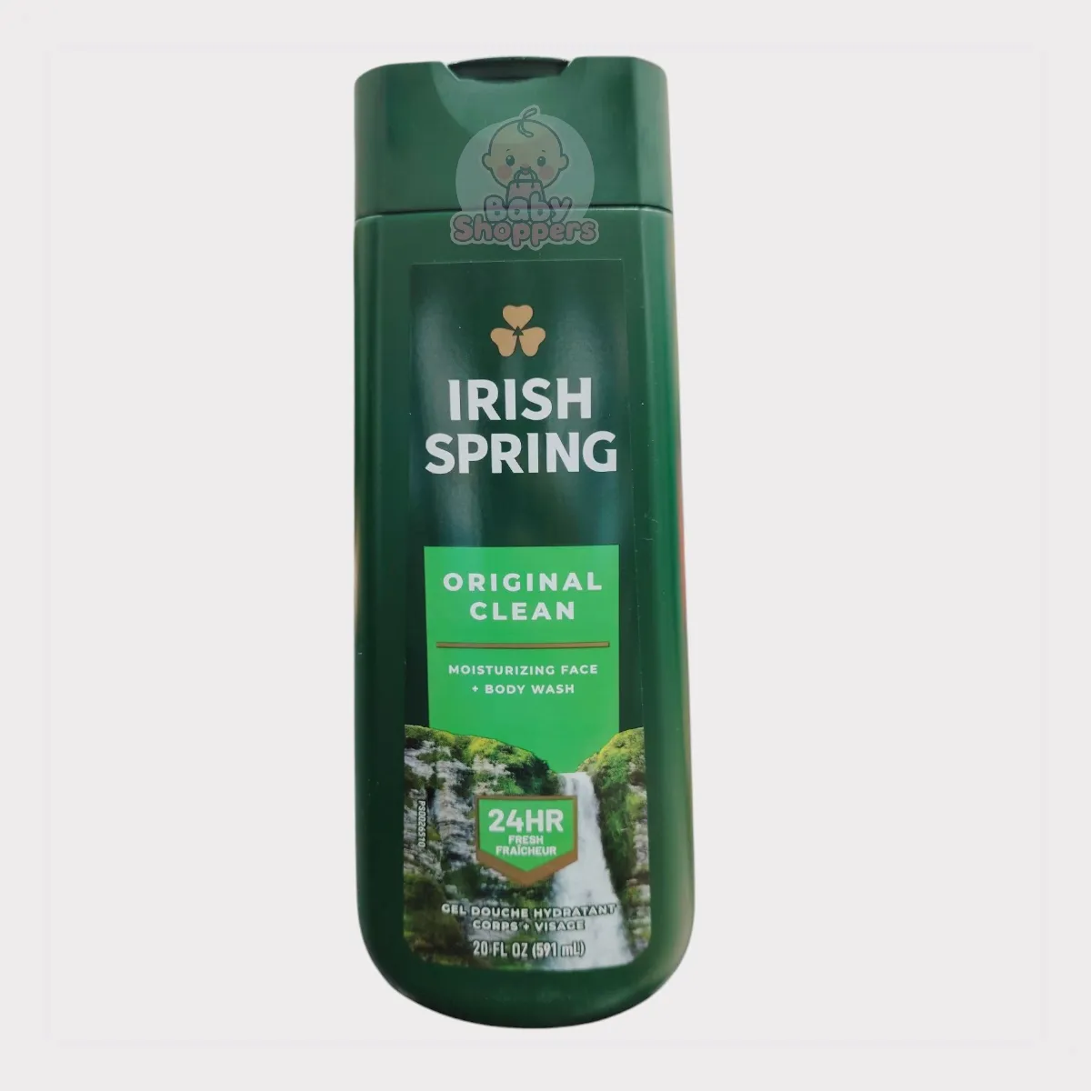 Irish Spring Original Clean Moisturizing Face & Body Wash 591ml Irish Spring Original Clean Moisturizing Face Body Wash 591ml Irish Spring Original Clean Moisturizing Face & Body Wash 591ml