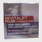 Loreal Revitalift Filler Deep Replumping Anti-Ageing Night Cream 50ml