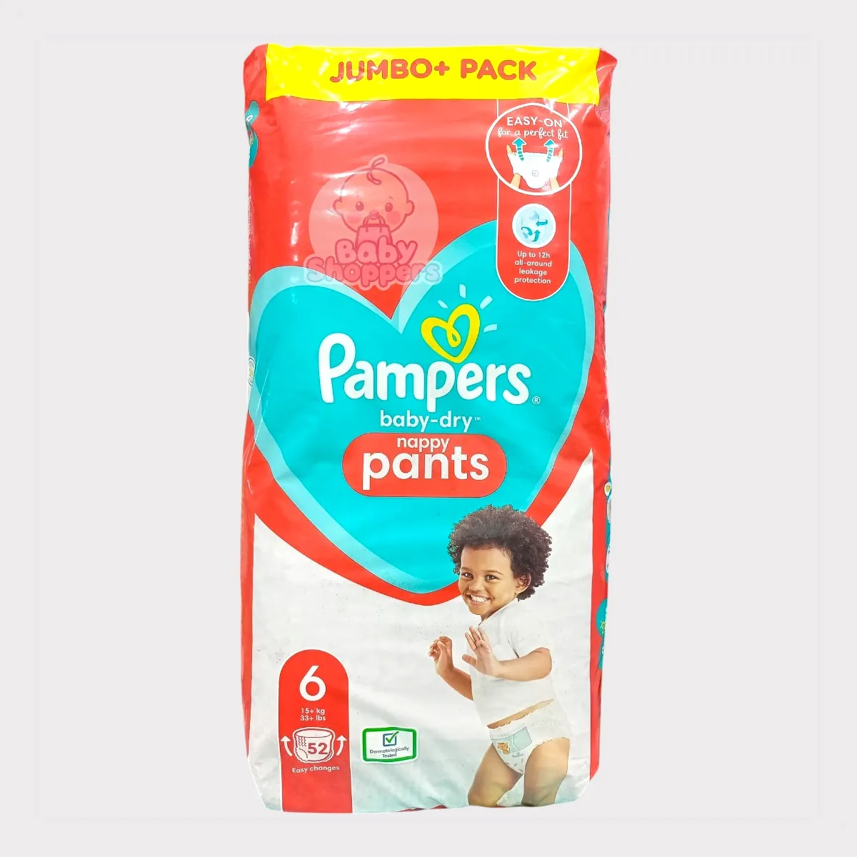 Pampers Baby Dry 6 Nappy Pant 15+ kg 52pcs Pampers Baby Dry 6 Nappy Pant 15 kg 52pcs Pampers Baby Dry 6 Nappy Pant 15+ kg 52pcs