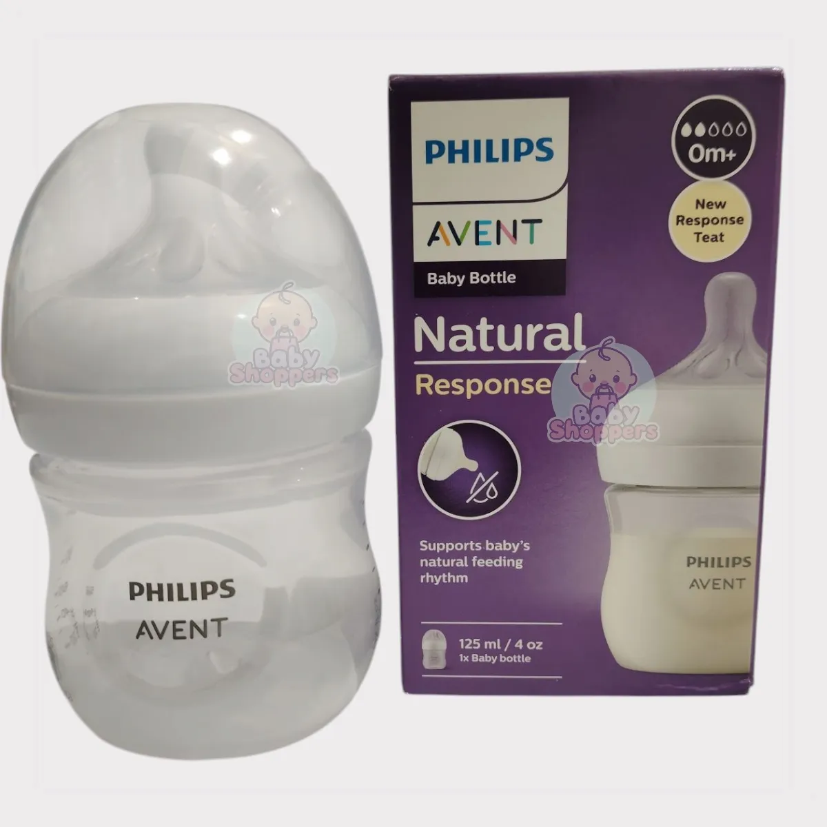 Philips Avent Natural Response Feeder 0M+ 125ml Philips Avent Natural Response Feeder 0M 125ml Philips Avent Natural Response Feeder 0M+ 125ml