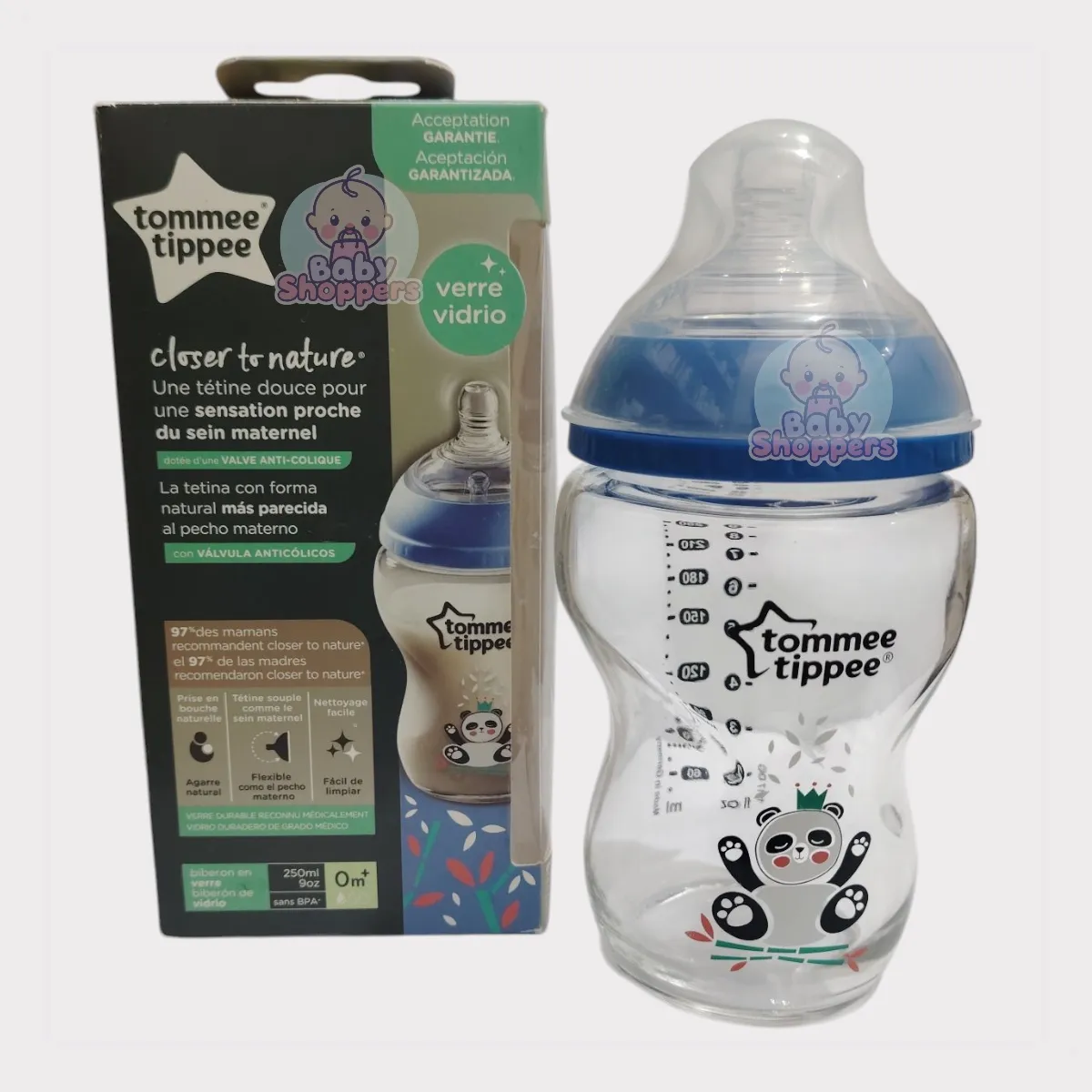 Tommee Tippee Closer to Nature Glass Feeder 250ml Tommee Tippee Closer to Nature Glass Feeder 250ml Tommee Tippee Closer to Nature Glass Feeder 250ml
