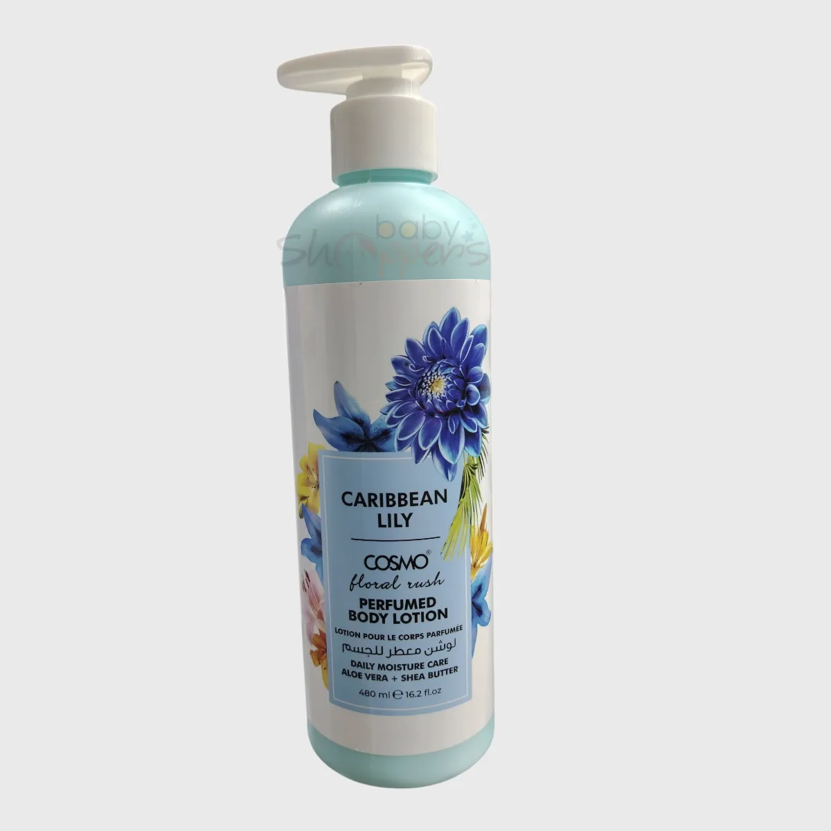 Cosmo Caribbean Lily Perfumed Body Lotion 480ml Cosmo Caribbean Lily Perfumed Body Lotion 480ml
