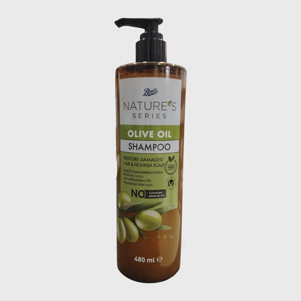 Boots Natures Series Olive Oil Shampoo 480ml Boots Natures Series Olive Oil Shampoo 480ml Boots Natures Series Olive Oil Shampoo 480ml