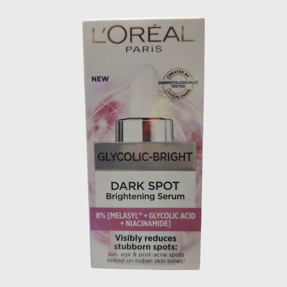 Loreal Glycolic Bright Dark Spot Brightening Face Serum 15ml Loreal Glycolic Bright Dark Spot Brightening Face Serum 15ml Loreal Glycolic Bright Dark Spot Brightening Face Serum 15ml