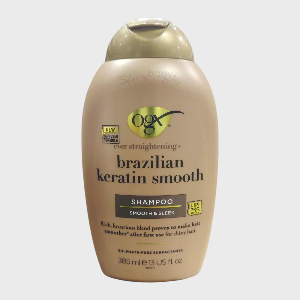 Ogx Ever Straightening Brazilian Keratin Smooth Shampoo 385ml Ogx Ever Straightening Brazilian Keratin Smooth Shampoo 385ml