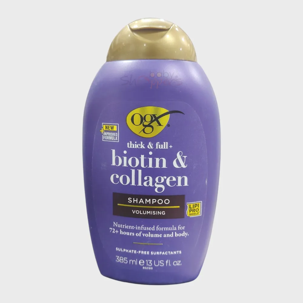 Ogx Thick & Full + Biotin & Collagen Shampoo 385ml Ogx Thick & Full + Biotin & Collagen Shampoo 385ml