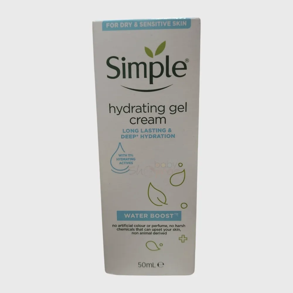 Simple Water Boost Hydrating Gel Cream 50ml Simple Water Boost Hydrating Gel Cream 50ml Simple Water Boost Hydrating Gel Cream 50ml
