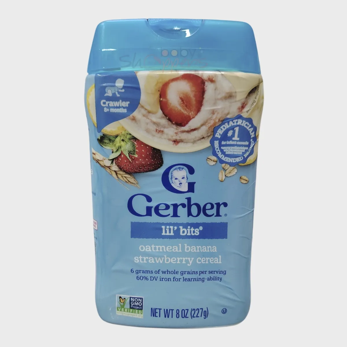 Gerber Lil Bits Oatmeal Banana Strawberry Cereal 227g Gerber Lil Bits Oatmeal Banana Strawberry Cereal 227g Gerber Lil Bits Oatmeal Banana Strawberry Cereal 227g