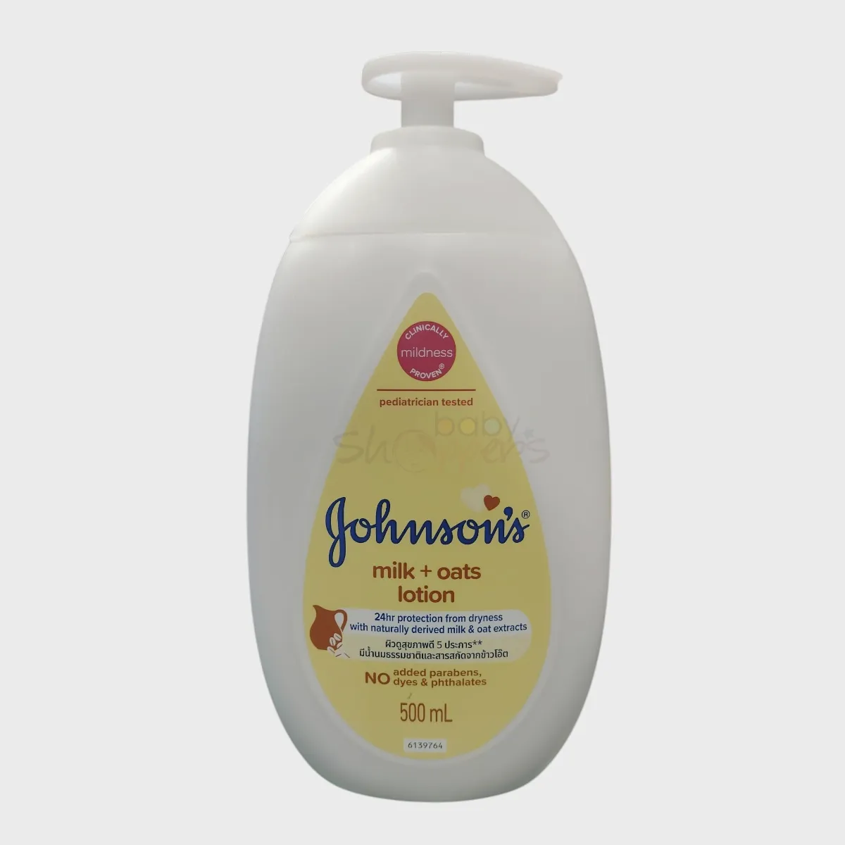 Johnsons Milk + Oats Lotion 500ml Johnsons Milk Oats Lotion 500ml Johnsons Milk + Oats Lotion 500ml