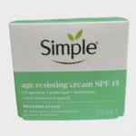 Simple Age Resisting Cream SPF15 50ml