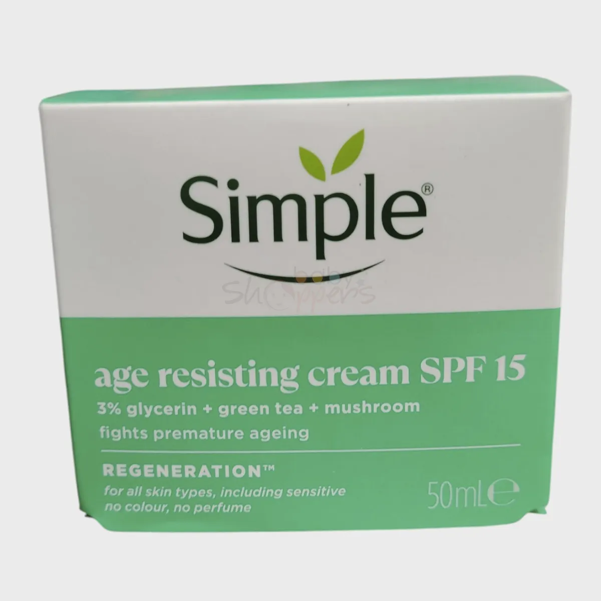 Simple Age Resisting Cream SPF15 50ml Simple Age Resisting Cream SPF15 50ml Simple Age Resisting Cream SPF15 50ml
