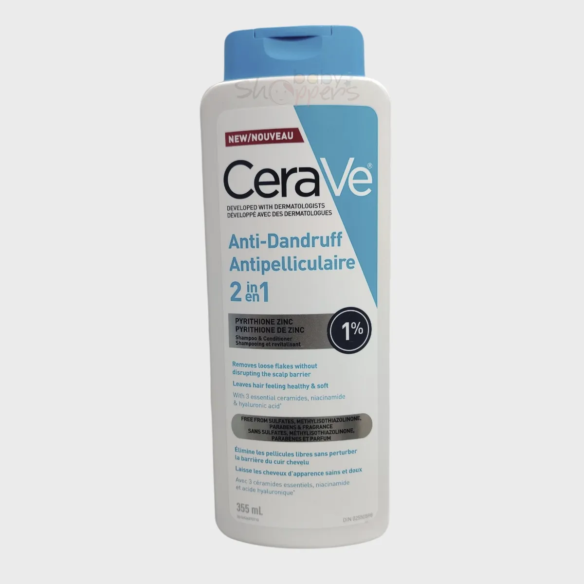 Cerave Anti-Dandruff 2in1 Shampoo and Conditioner 355ml Cerave Anti-Dandruff 2in1 Shampoo and Conditioner 355ml
