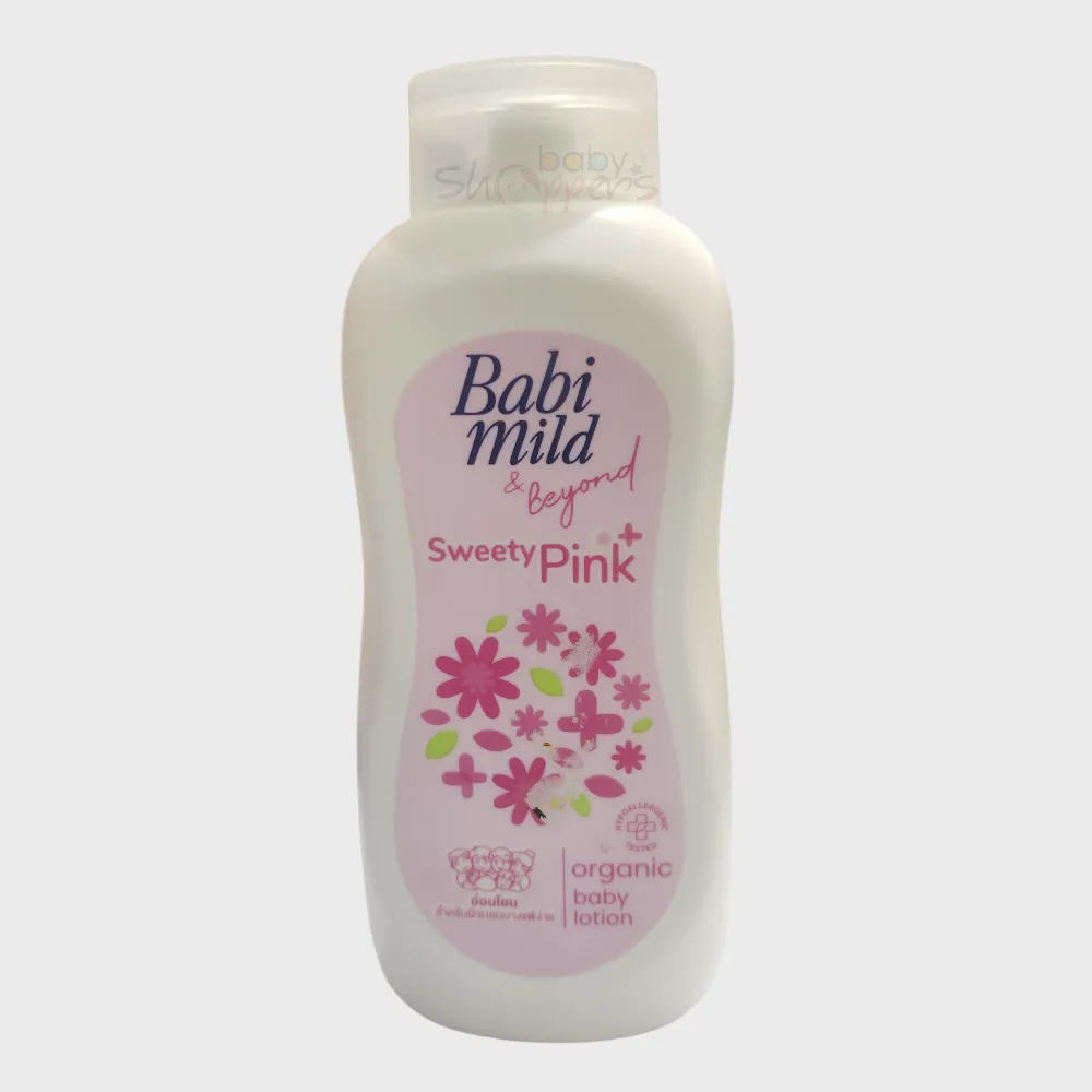 Babi Mild Sweety Pink Organic Baby Lotion 180ml Babi Mild Sweety Pink Organic Baby Lotion 180ml