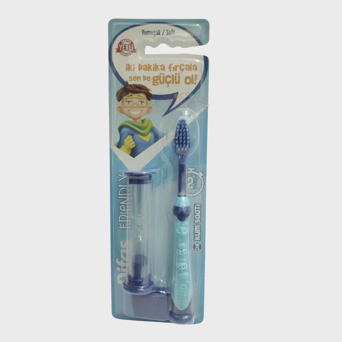 Difas Friendly Kids Soft Toothbrush with Kum Saati 3+ Years Difas Friendly Kids Soft Toothbrush with Kum Saati 3+ Years