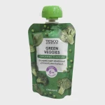 Tesco Organic Green Veggies Pouch 6m+ 100g