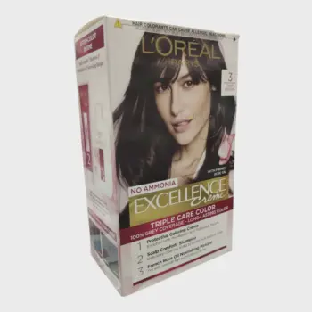 Loreal Excellence Creme Hair Color 3 Dark Brown