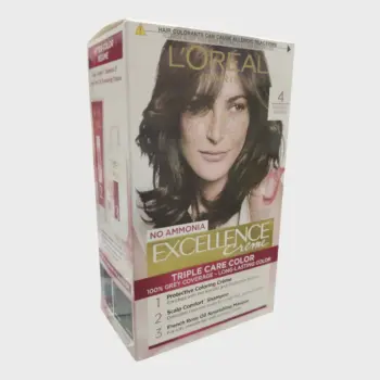 Loreal Excellence Creme Hair Color 4 Natural Brown