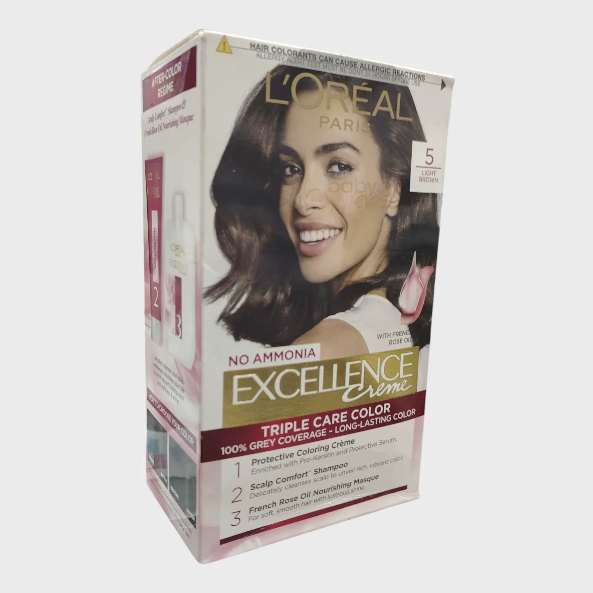 Loreal Excellence Creme Hair Color 5 Light Brown Loreal Excellence Creme Hair Color 5 Light Brown