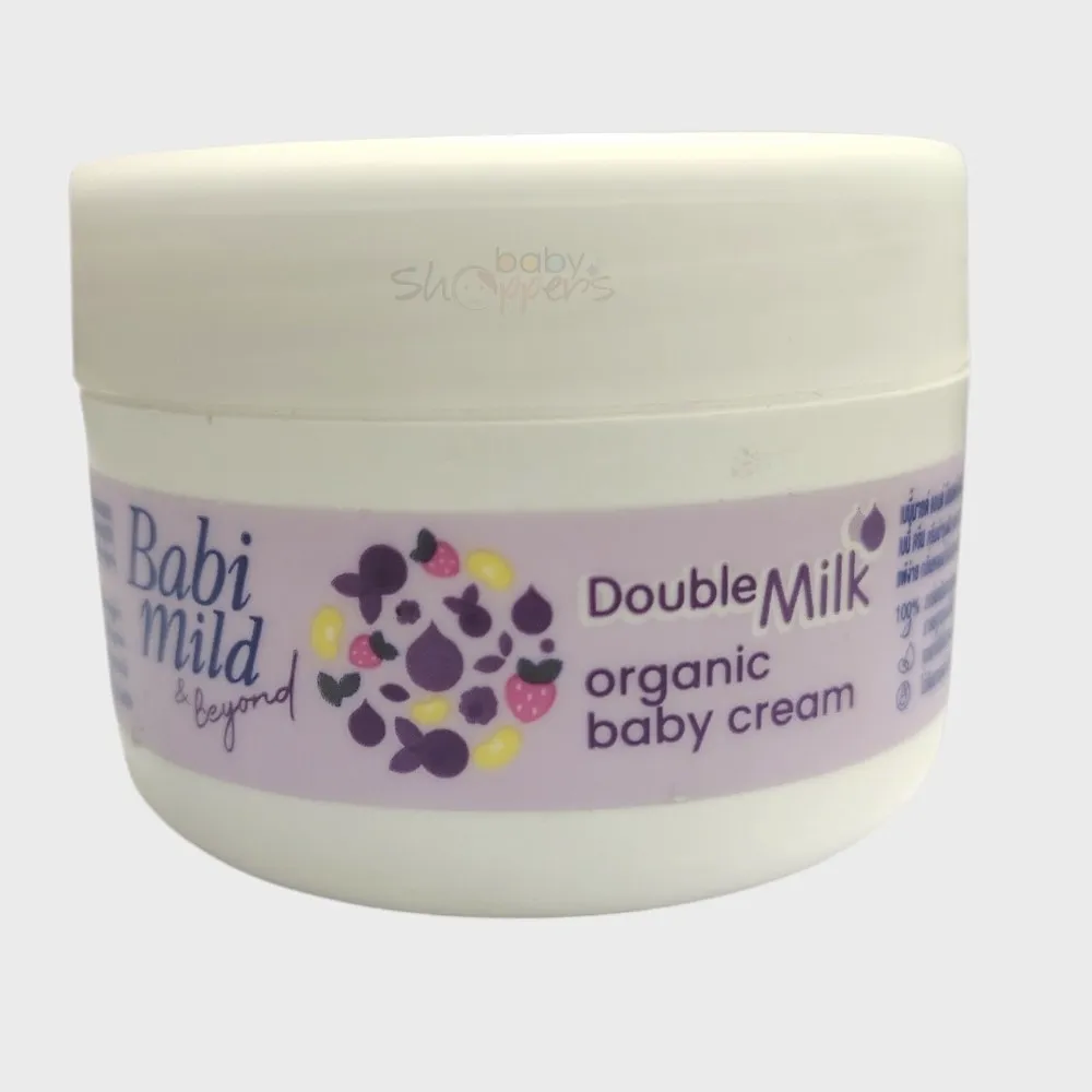 Babi Mild Double Milk Organic Baby Cream 50g Babi Mild Double Milk Organic Baby Cream 50g