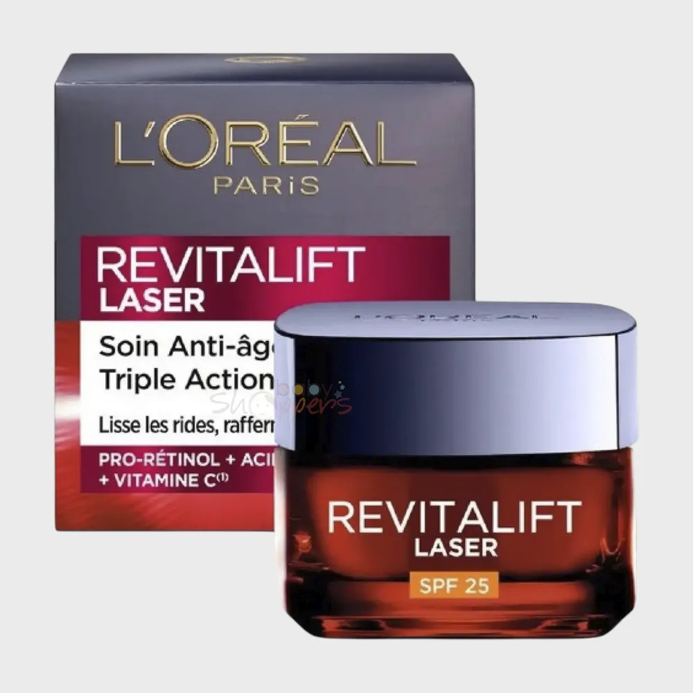 Loreal Revitalift Laser Soin Anti-Age Triple Action SPF25 50ml Loreal Revitalift Laser Soin Anti-Age Triple Action SPF25 50ml